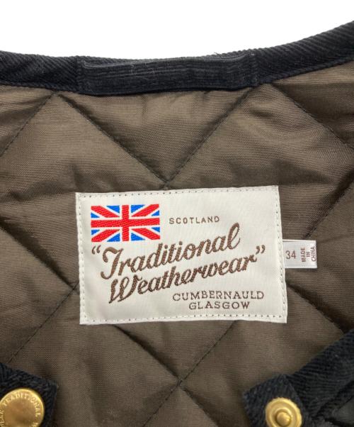 Traditional Weatherwear（トラディショナルウェザーウェア）Traditional Weatherwear (トラディショナルウェザーウェア) ARKLEY LONG ブラック サイズ:34の古着・服飾アイテム