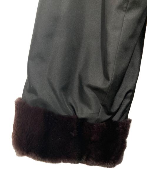 BALMAIN（バルマン）BALMAIN (バルマン) ミンクファーシルクリバーシブルコート パープル サイズ:Lの古着・服飾アイテム