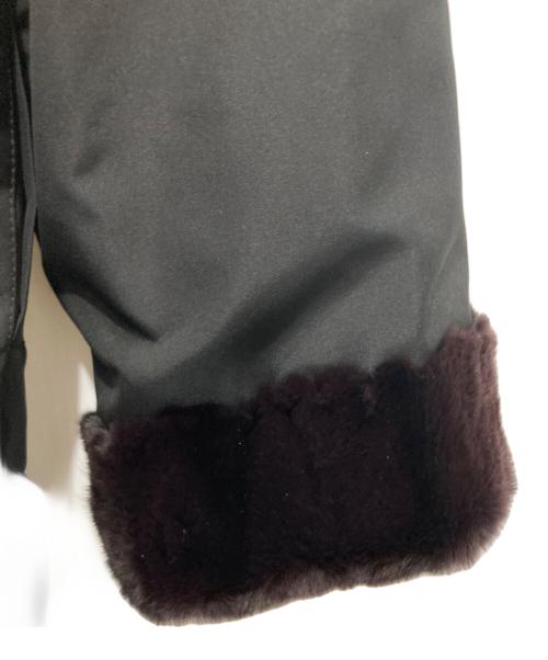 BALMAIN（バルマン）BALMAIN (バルマン) ミンクファーシルクリバーシブルコート パープル サイズ:Lの古着・服飾アイテム