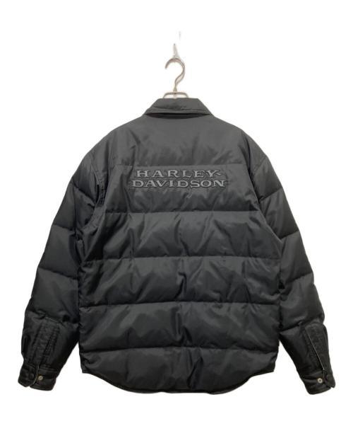 HARLEY-DAVIDSON（ハーレーダビッドソン）HARLEY-DAVIDSON (ハーレーダビッドソン) リバーシブルダウンジャケット ブラック サイズ:Sの古着・服飾アイテム