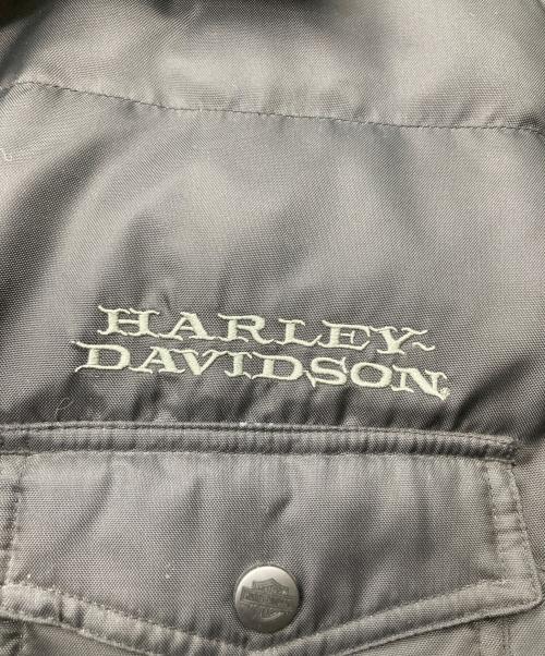 HARLEY-DAVIDSON（ハーレーダビッドソン）HARLEY-DAVIDSON (ハーレーダビッドソン) リバーシブルダウンジャケット ブラック サイズ:Sの古着・服飾アイテム