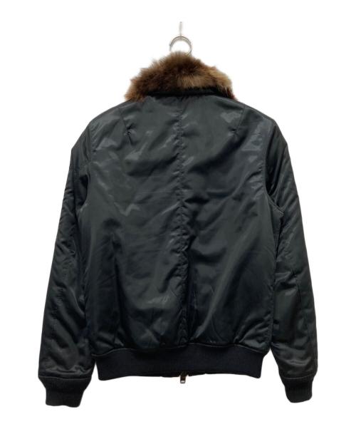 MR.OLIVE（ミスターオリーブ）MR.OLIVE (ミスターオリーブ) ファー付MA-1ジャケット ブラック サイズ:Mの古着・服飾アイテム