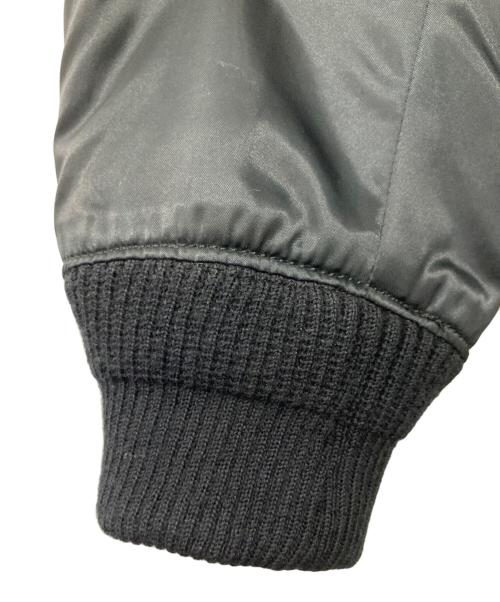 MR.OLIVE（ミスターオリーブ）MR.OLIVE (ミスターオリーブ) ファー付MA-1ジャケット ブラック サイズ:Mの古着・服飾アイテム