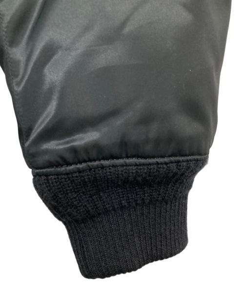 MR.OLIVE（ミスターオリーブ）MR.OLIVE (ミスターオリーブ) ファー付MA-1ジャケット ブラック サイズ:Mの古着・服飾アイテム