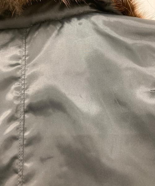 MR.OLIVE（ミスターオリーブ）MR.OLIVE (ミスターオリーブ) ファー付MA-1ジャケット ブラック サイズ:Mの古着・服飾アイテム