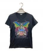Hysteric Glamourヒステリックグラマー）の古着「HYS BUTTERFLY Tシャツ」｜ブラック