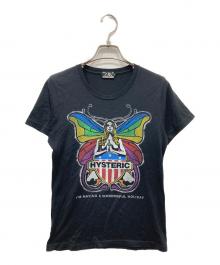 Hysteric Glamour（ヒステリックグラマー）の古着「HYS BUTTERFLY Tシャツ」｜ブラック
