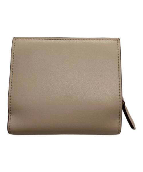 FENDI（フェンディ）FENDI (フェンディ) 2つ折り財布 ベージュの古着・服飾アイテム