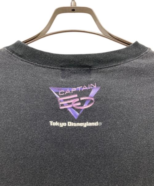 DISNEY（ディズニー）Disney (ディズニー) CAPTAIN EO プリントTシャツ ブラック サイズ:Lの古着・服飾アイテム