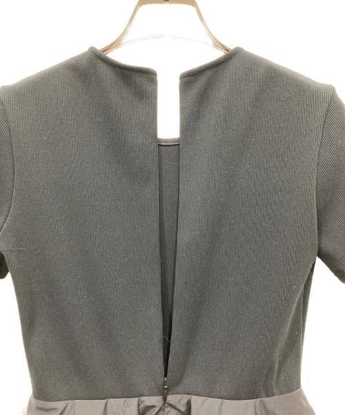 allureville（アルアバイル）allureville (アルアバイル) エコリブカットドッキングワンピース ブラック サイズ:Mの古着・服飾アイテム