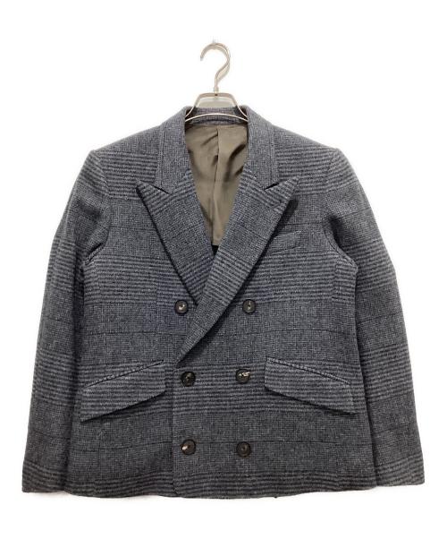 SUBLATIONS（サブレーションズ）SUBLATIONS (サブレーションズ) ダブルブレストジャケット ブルーの古着・服飾アイテム