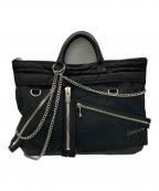 PORTER×YOHJI YAMAMOTOポーター×ヨウジヤマモト）の古着「2WAY SHORT HERMET BAG」｜ブラック