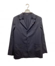 PAUL SMITH（ポールスミス）の古着「ソリッドウールストレッチジャケット」｜ネイビー