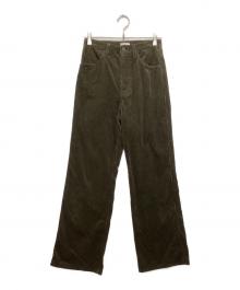TOMORROWLAND .B（トゥモローランド ビー）の古着「コットンコーデュロイパンツ」｜カーキ