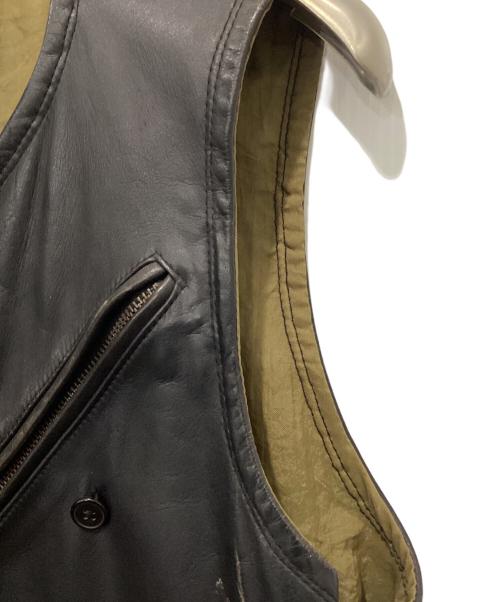 HAROLD'S GEAR（ハロルズギア）HAROLD'S GEAR (ハロルズギア) モーターサイクル レザー ベスト ブラック サイズ:FREEの古着・服飾アイテム