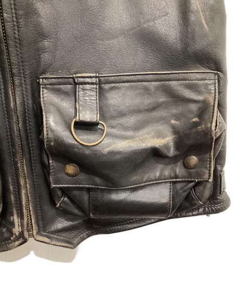 HAROLD'S GEAR（ハロルズギア）HAROLD'S GEAR (ハロルズギア) モーターサイクル レザー ベスト ブラック サイズ:FREEの古着・服飾アイテム