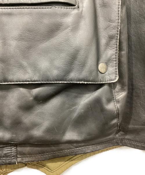 HAROLD'S GEAR（ハロルズギア）HAROLD'S GEAR (ハロルズギア) モーターサイクル レザー ベスト ブラック サイズ:FREEの古着・服飾アイテム