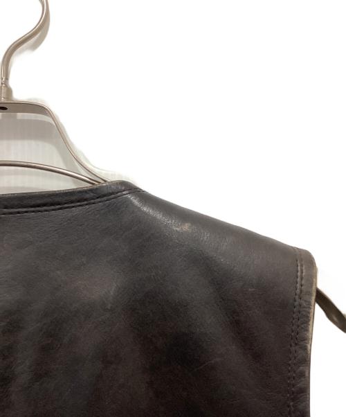 HAROLD'S GEAR（ハロルズギア）HAROLD'S GEAR (ハロルズギア) モーターサイクル レザー ベスト ブラック サイズ:FREEの古着・服飾アイテム