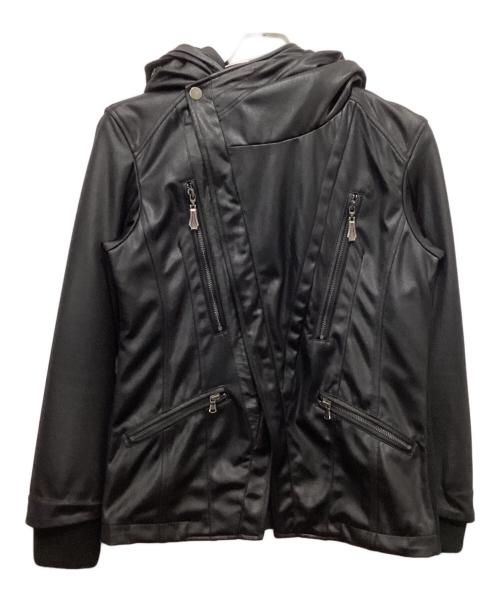 JACKROSE（ジャックローズ）JACKROSE (ジャックローズ) マルチジップフーデッドジャケット ブラック サイズ:46の古着・服飾アイテム