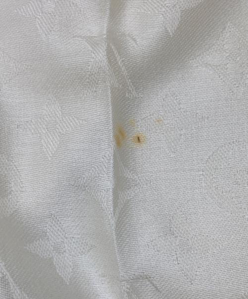 LOUIS VUITTON（ルイ ヴィトン）LOUIS VUITTON (ルイ ヴィトン) ショール・モノグラム ホワイト サイズ:下記参照の古着・服飾アイテム