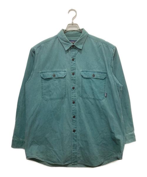Patagonia（パタゴニア）Patagonia (パタゴニア) ワークシャツ ブルー サイズ:Lの古着・服飾アイテム