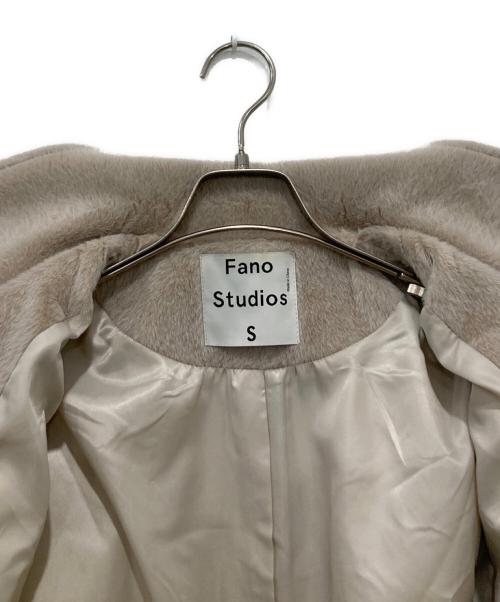 Fano Studios（ファノ ストゥディオズ）Fano Studios (ファノ ストゥディオズ) ビッグシルエット ワイドスリーブ シャギーコート ベージュ サイズ:Sの古着・服飾アイテム