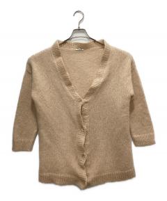 中古・古着通販】LOEWE (ロエベ) ウール刺繍ニットカーディガン
