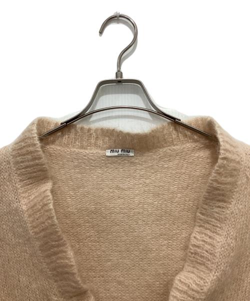 MIU MIU（ミュウミュウ）MIU MIU (ミュウミュウ) モヘアブレンドニット ピンク サイズ:40の古着・服飾アイテム
