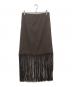 JOURNAL STANDARD (ジャーナルスタンダード) フェイクスウェードフリンジスカート ブラウン サイズ:記載なし：4000円