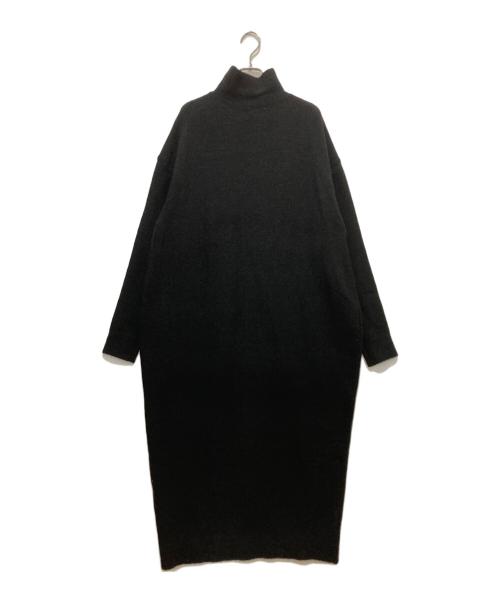 anuke（アンヌーク）anuke (アンヌーク) Cocoon Knit Onepiece ブラック サイズ:36の古着・服飾アイテム