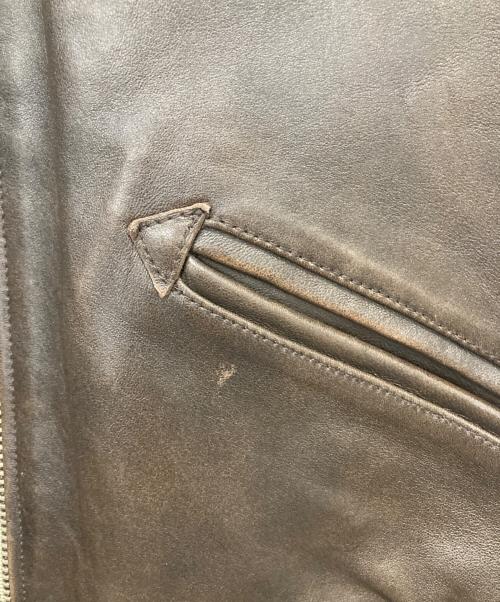 AVIREX（アヴィレックス）AVIREX (アヴィレックス) SIGNATURE VARSITY JACKET ブラウン サイズ:Sの古着・服飾アイテム