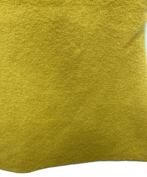 NICENICE MOMENT（ナイスナイス モーメント）NICENICE MOMENT (ナイスナイス モーメント) カップ付きノースリーブニット イエロー サイズ:FREEの古着・服飾アイテム