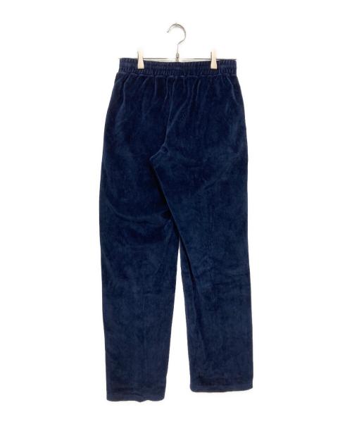 Sporty & Rich（スポーティーアンドリッチ）Sporty & Rich (スポーティーアンドリッチ) ベロアトラックパンツ ネイビー サイズ:Sの古着・服飾アイテム