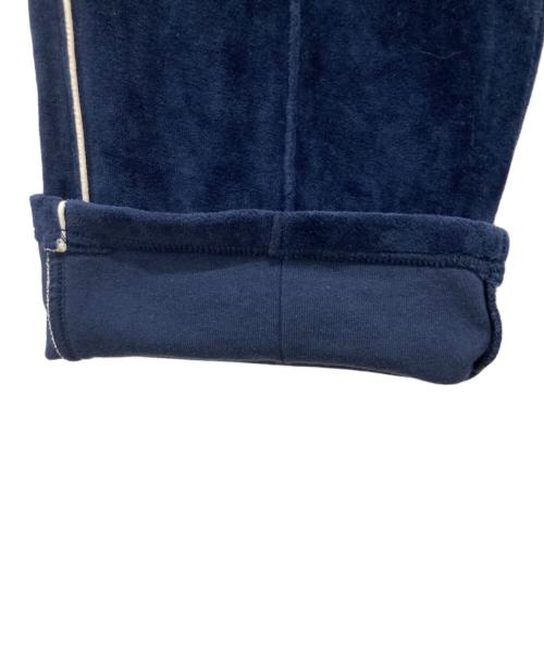 Sporty & Rich（スポーティーアンドリッチ）Sporty & Rich (スポーティーアンドリッチ) ベロアトラックパンツ ネイビー サイズ:Sの古着・服飾アイテム