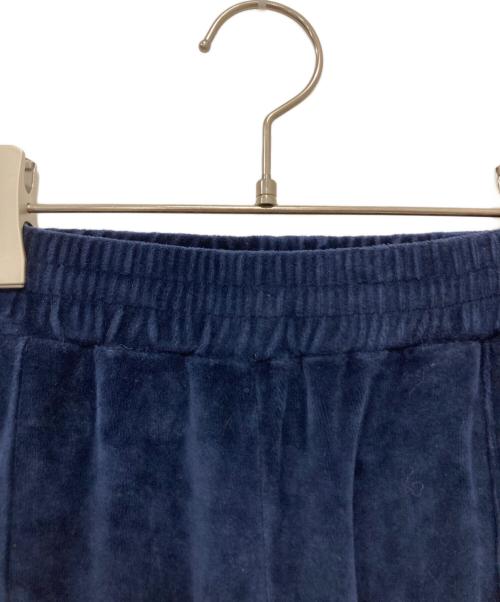 Sporty & Rich（スポーティーアンドリッチ）Sporty & Rich (スポーティーアンドリッチ) ベロアトラックパンツ ネイビー サイズ:Sの古着・服飾アイテム