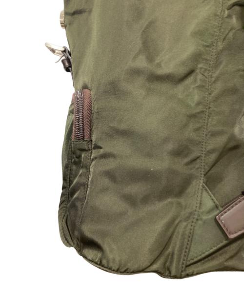 PRADA（プラダ）PRADA (プラダ) ナイロンリュック カーキの古着・服飾アイテム