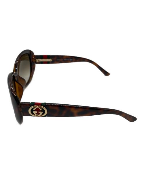 GUCCI（グッチ）GUCCI (グッチ) サングラス ブラウン サイズ:57□16の古着・服飾アイテム