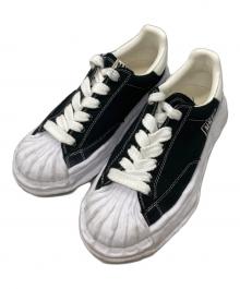 Maison MIHARA YASUHIRO（メゾン ミハラ ヤスヒロ）の古着「BLAKEY Canvas Low-top」｜ブラック×ホワイト