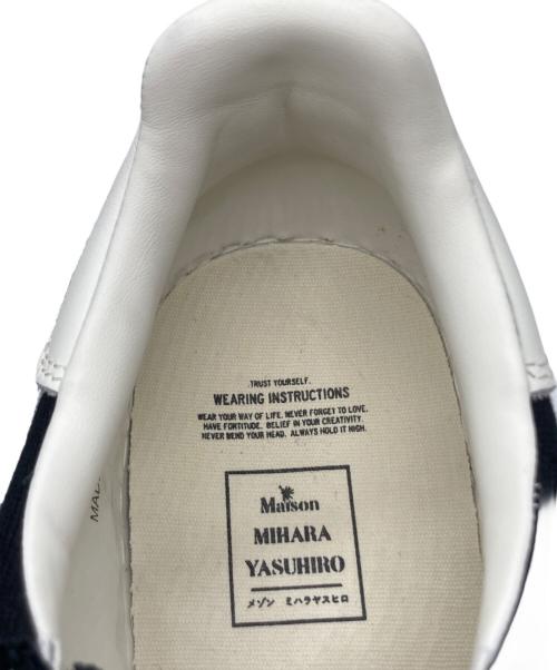 Maison MIHARA YASUHIRO（メゾン ミハラ ヤスヒロ）Maison MIHARA YASUHIRO (メゾン ミハラ ヤスヒロ) BLAKEY Canvas Low-top ブラック×ホワイト サイズ:42の古着・服飾アイテム