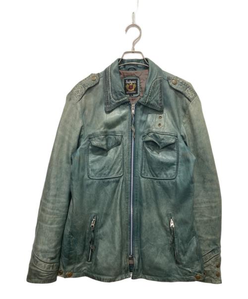 Schott（ショット）Schott (ショット) レザージャケット グリーン サイズ:Lの古着・服飾アイテム