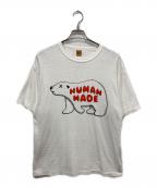 HUMAN MADE×KAWSヒューマンメイド×カウズ）の古着「Tシャツ」｜ホワイト