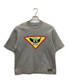 PRADA（プラダ）の古着「バナナロゴスウェットTシャツ」｜グレー