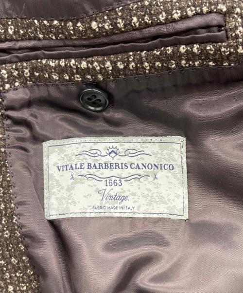 UNIVERSAL LANGUAGE（ユニバーサルランゲージ）UNIVERSAL LANGUAGE (ユニバーサルランゲージ) テーラードジャケット ブラウン サイズ:48の古着・服飾アイテム