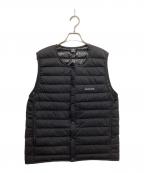 mont-bellモンベル）の古着「スペリオダウン ラウンドネックベスト」｜ブラック