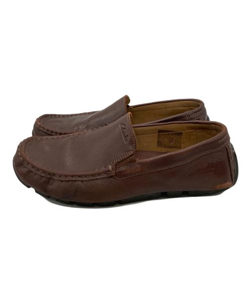 CLARKS（クラークス）CLARKS (クラークス) ドライビングシューズ ブラウン サイズ:25.5cmの古着・服飾アイテム