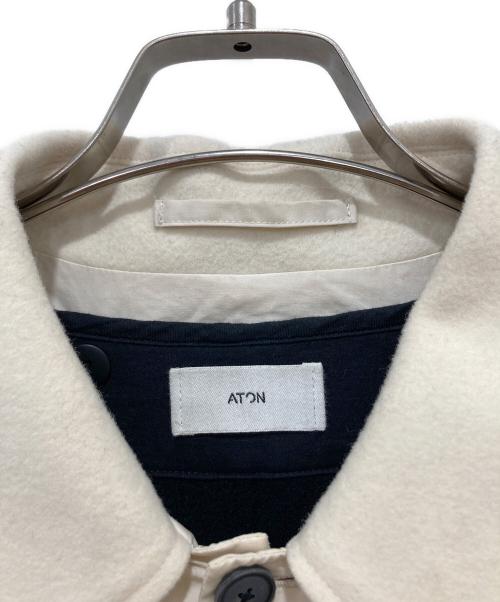 ATON（エイトン）ATON (エイトン) Natural Dyed Weather Safari Jacket ホワイト サイズ:6の古着・服飾アイテム