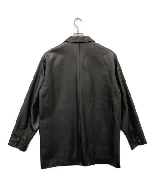 rin（リン）rin (リン) レザーカーコート ブラック サイズ:Mの古着・服飾アイテム