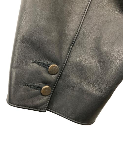 rin（リン）rin (リン) レザーカーコート ブラック サイズ:Mの古着・服飾アイテム