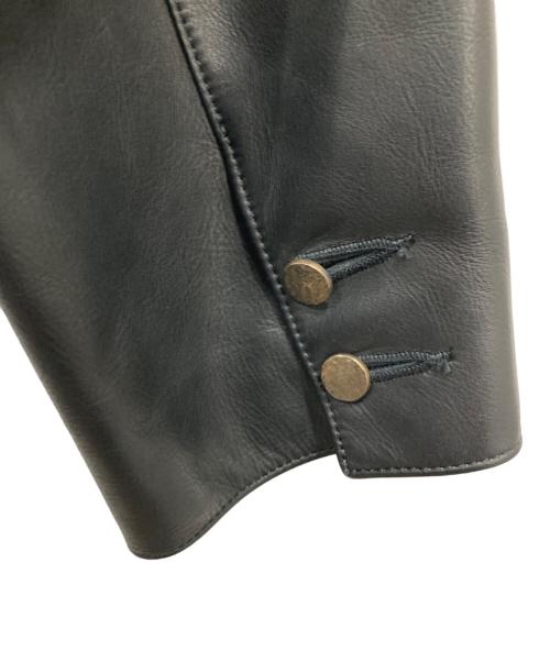 rin（リン）rin (リン) レザーカーコート ブラック サイズ:Mの古着・服飾アイテム