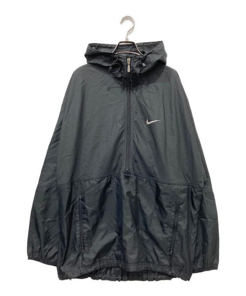 NIKE（ナイキ）NIKE (ナイキ) Logo Nylon Anorak Parka ブラック サイズ:Lの古着・服飾アイテム